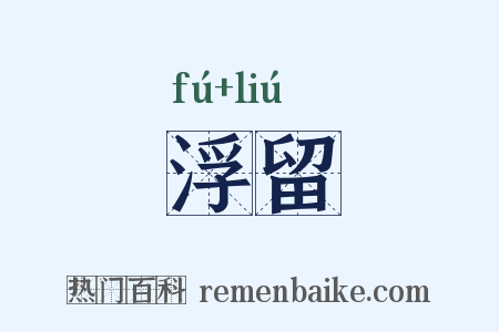 浮留是什么意思的图片